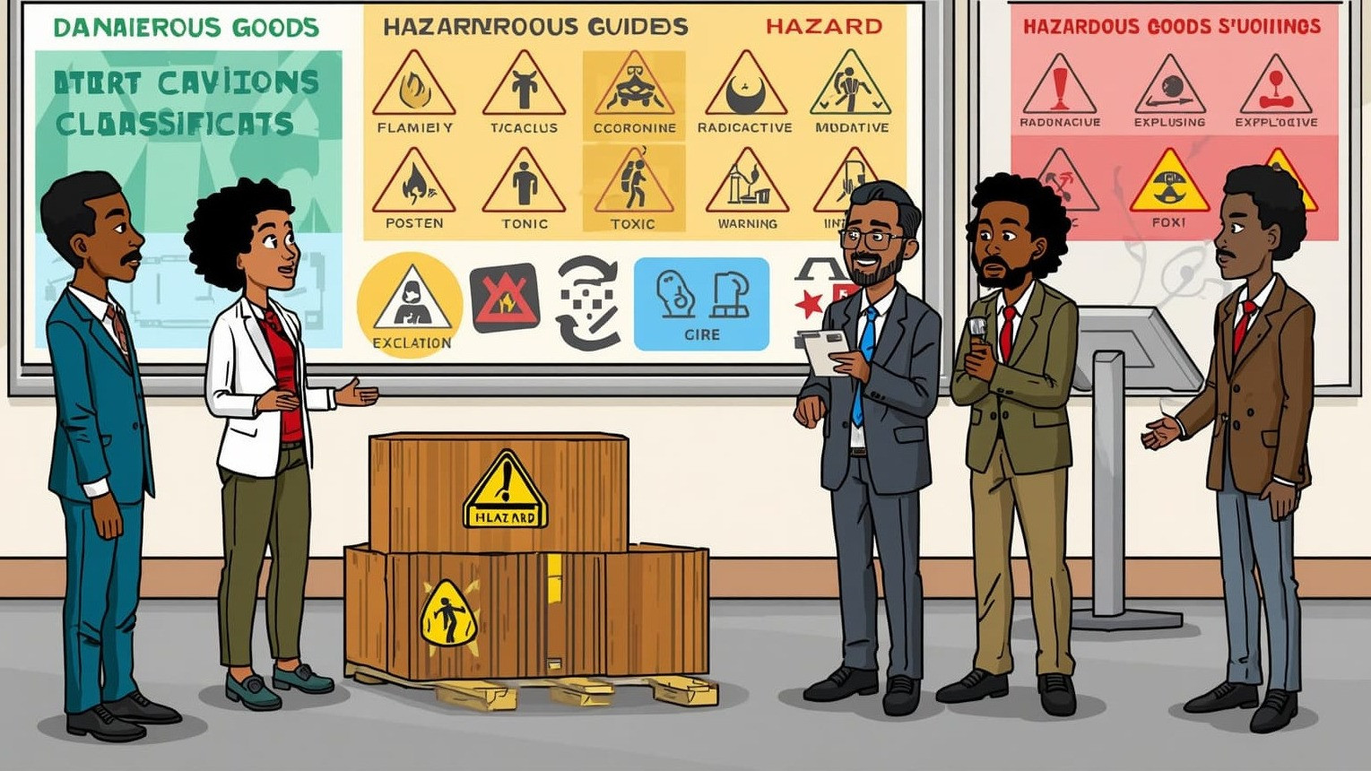 Dangerous Goods Regulations for Personnel Responsible for Processing or Accepting Goods Presented as General Cargo-Initial